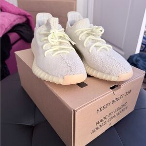 Adidas Yeezy Boost 350 V2 in Cream and Yellow